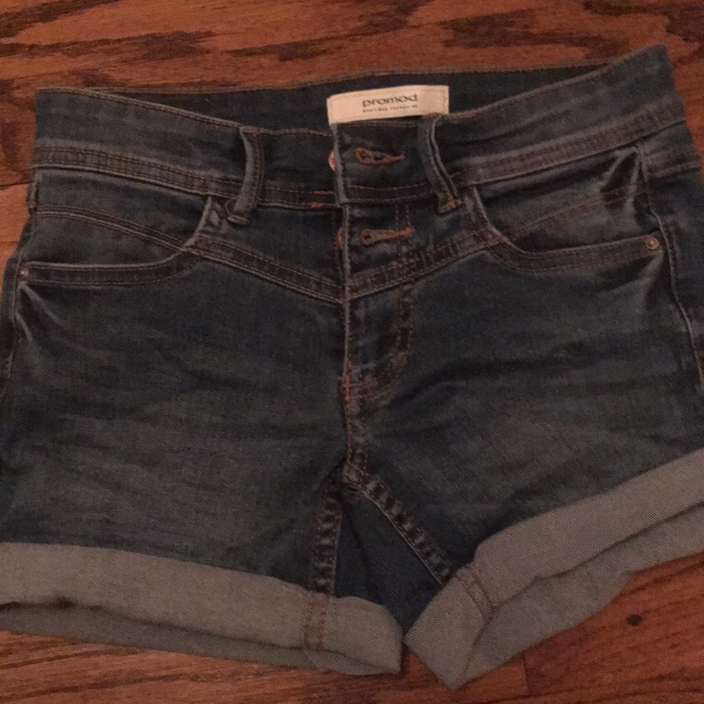 Denim shorts from Paris